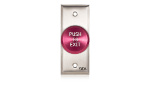 BEA Pneumatic Push Buttons Access Control Push Button With Mechanical Pneumatic Hold Time