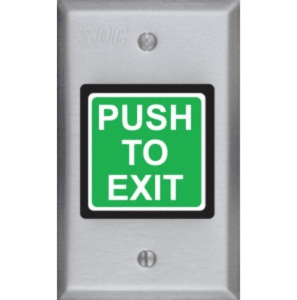 THOMAS Exit Button-1Gang Spdt