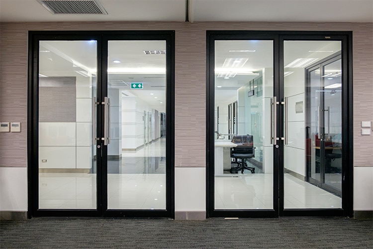 aluminum glass doors