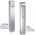 column push button