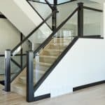 glass stair railings