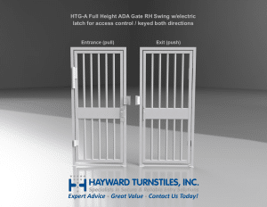 HTG-A Full Height ADA Access Gate