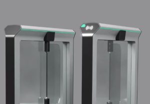 EZ Lane SL1000 Swing Glass Optical Turnstile